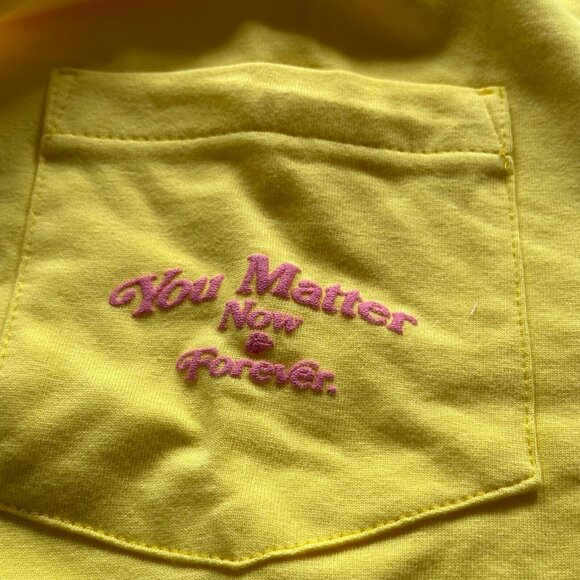 Demetrius Harmon "You Matter Now & Forever" Sunflower Yellow T-Shirt - Medium - Picture 4 of 5